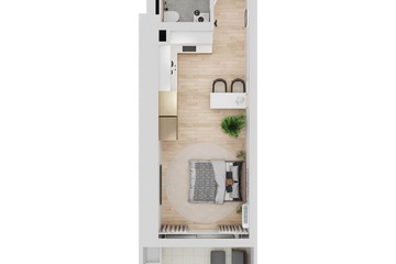 Апартаменты, 28,8 м², 5/9 эт.