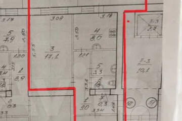2-к квартира, 55 м², 1/7 эт.